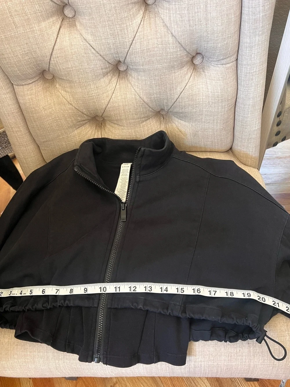 Alo On Point Cropped Moto Jacket Black Small Great Condition!